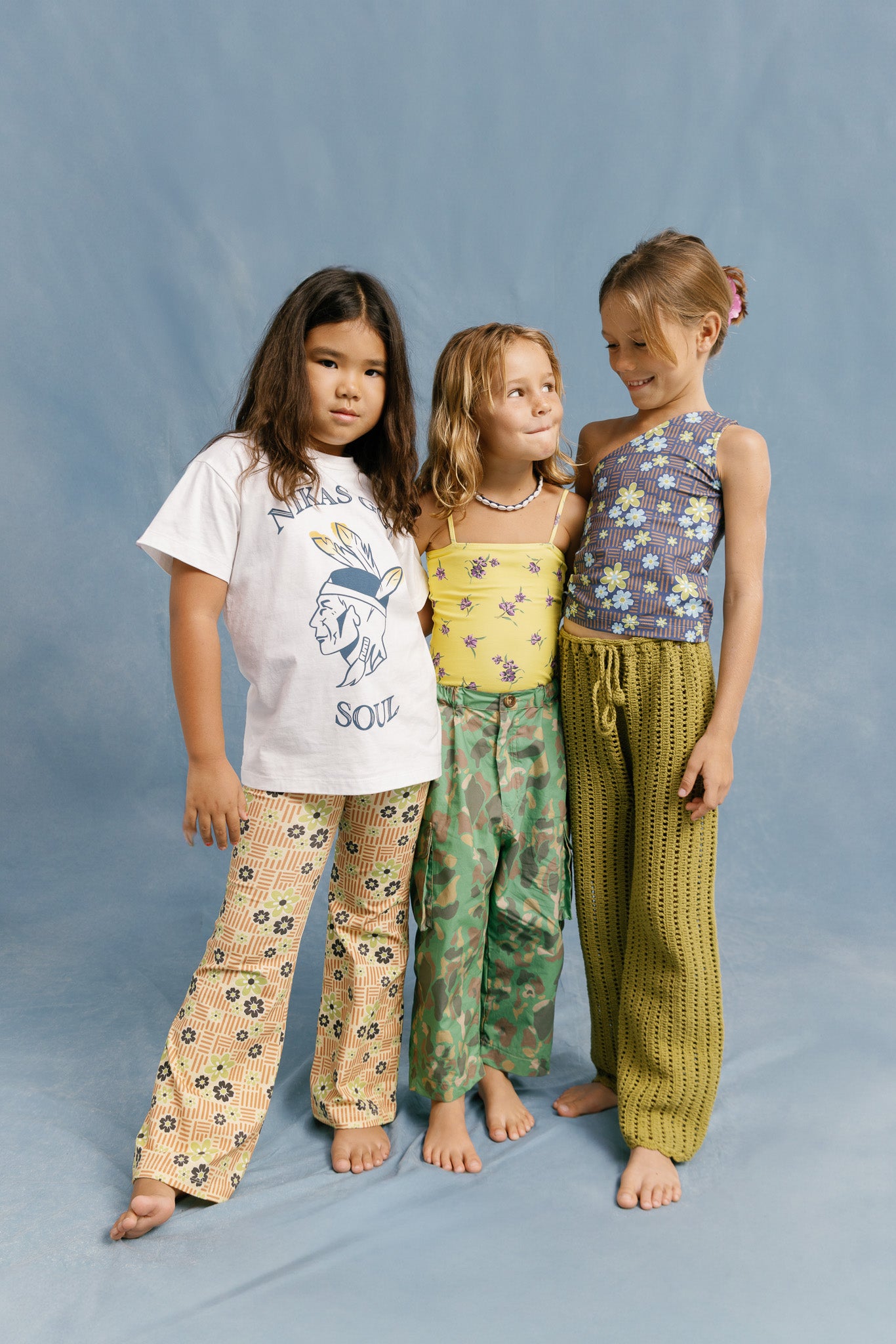 JUNE CROCHET LONG PANTS - KHAKI - nikasgotsoul