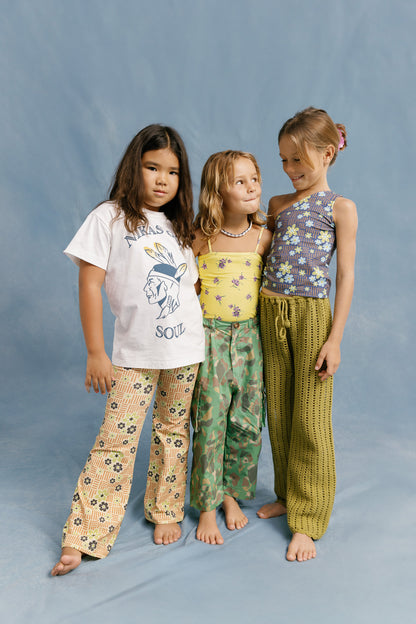 JUNE CROCHET LONG PANTS - KHAKI - nikasgotsoul