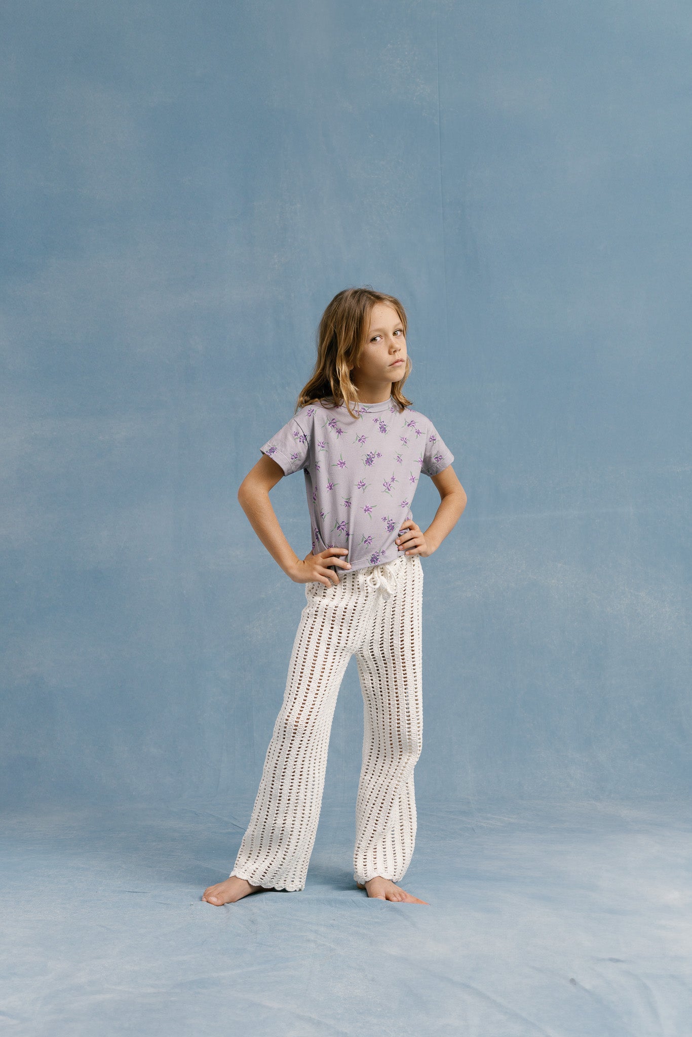 BABY BLOOM TEE - GREY - nikasgotsoul