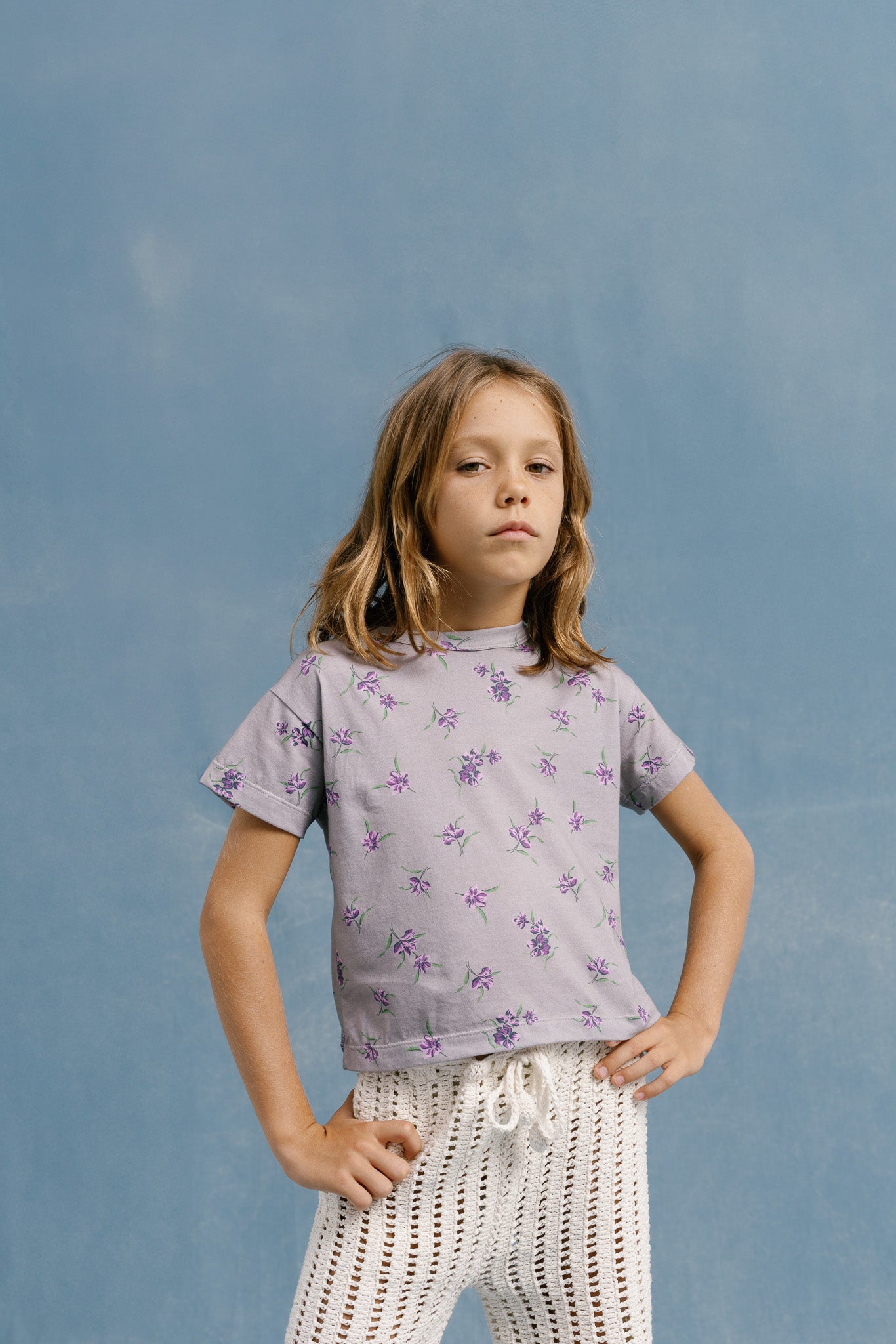 BABY BLOOM TEE - GREY - nikasgotsoul