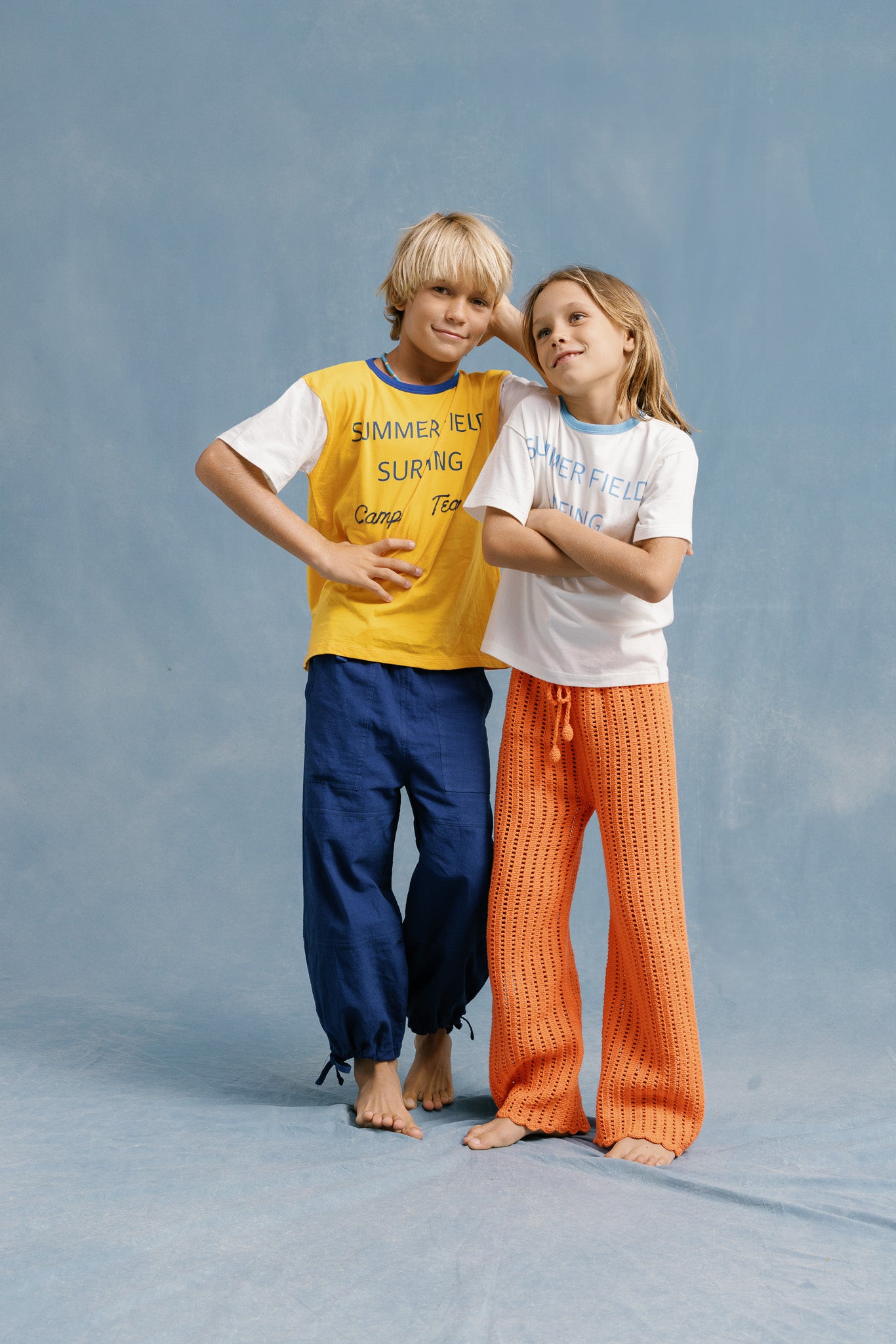 JUNE CROCHET LONG PANTS - ORANGE - nikasgotsoul