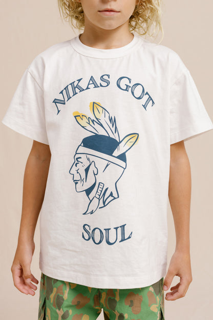 SOUL TRIBE T-SHIRT - WHITE - nikasgotsoul