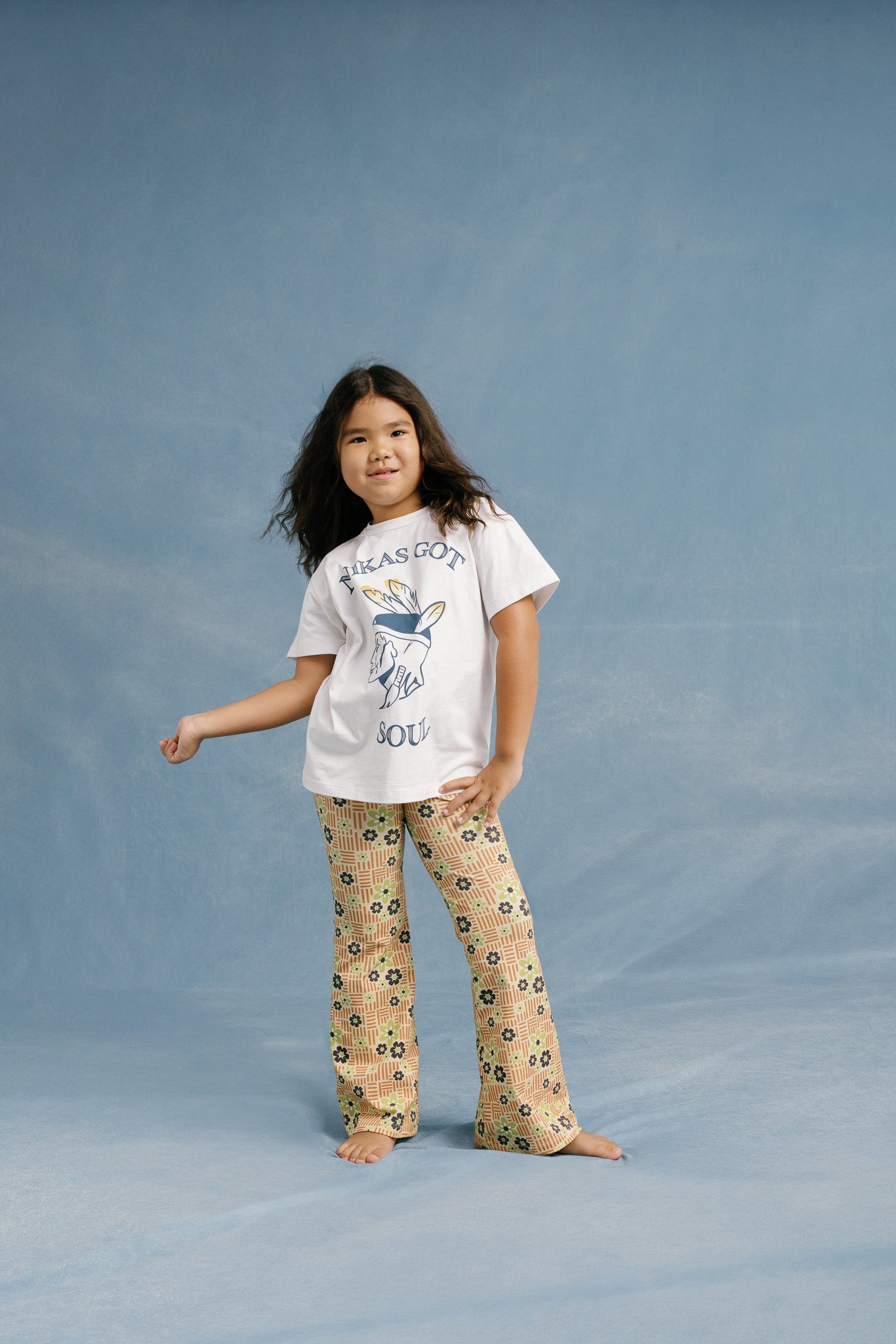 SUNNY RETRO FLARE PANTS - PASTEL ORANGE - nikasgotsoul