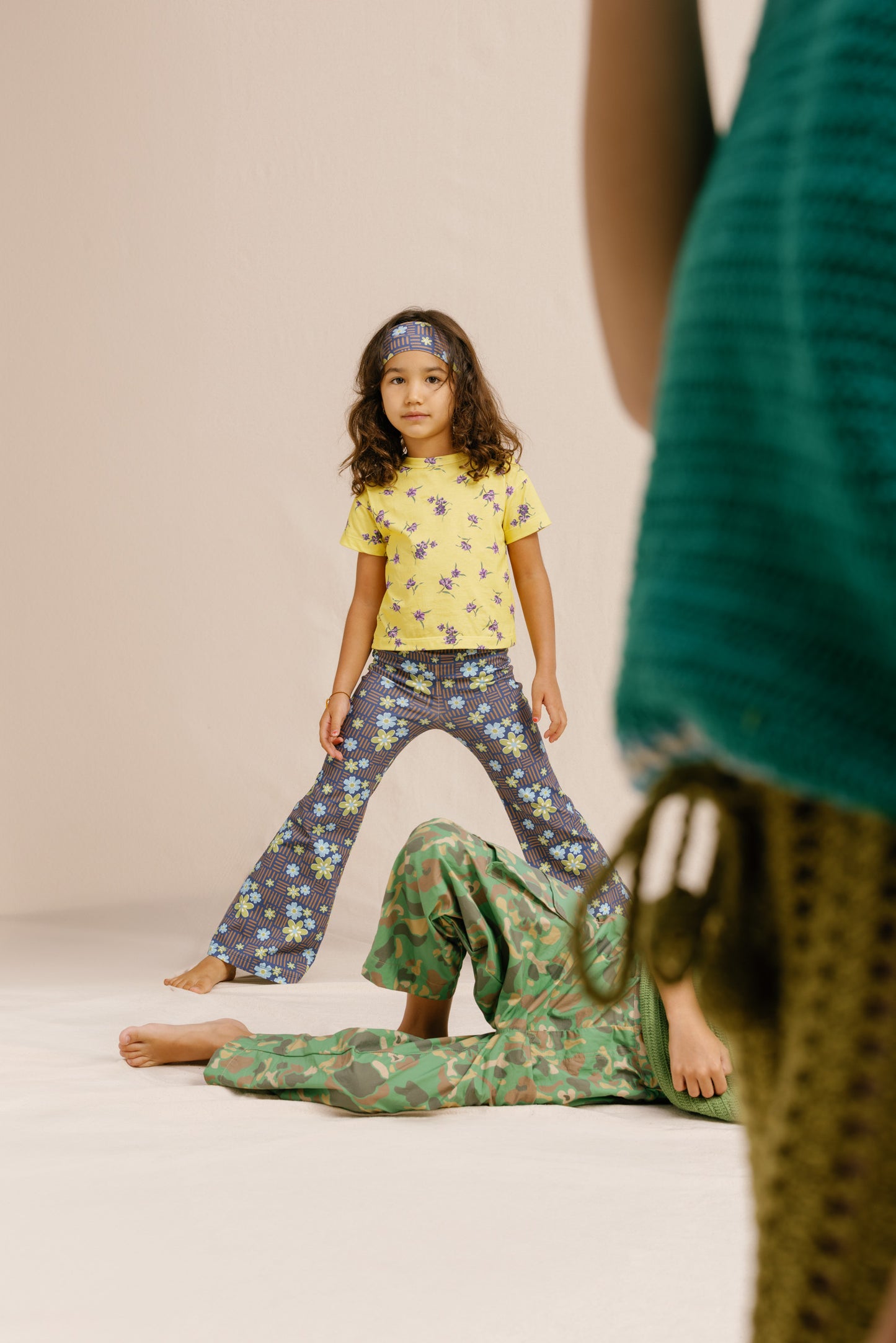 SUNNY RETRO FLARE PANTS - NAVY - nikasgotsoul