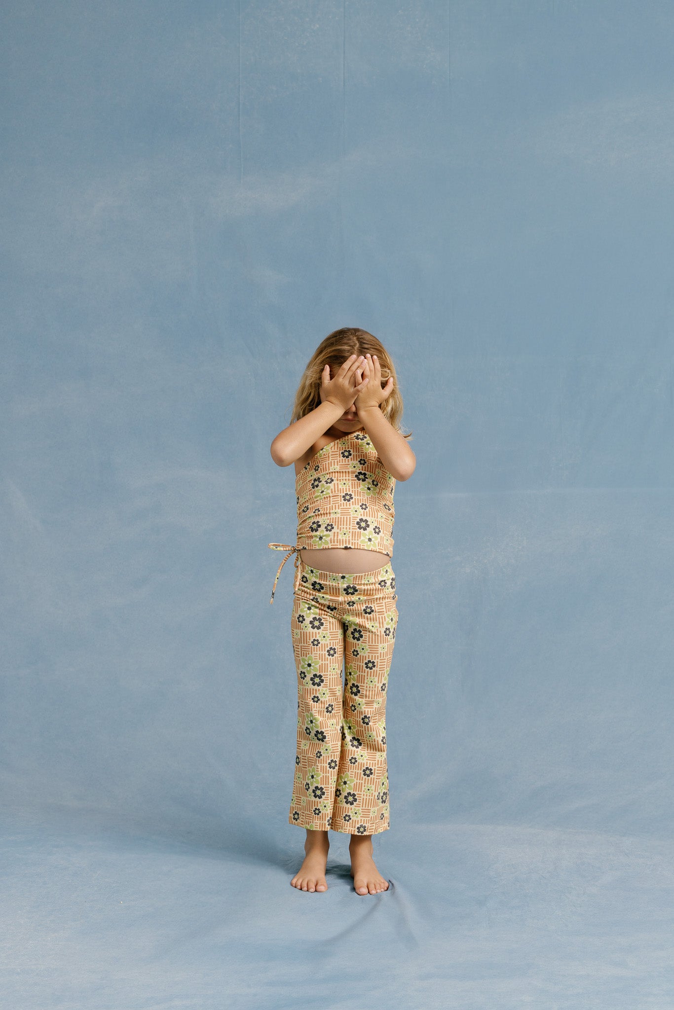 SUNNY RETRO FLARE PANTS - PASTEL ORANGE - nikasgotsoul