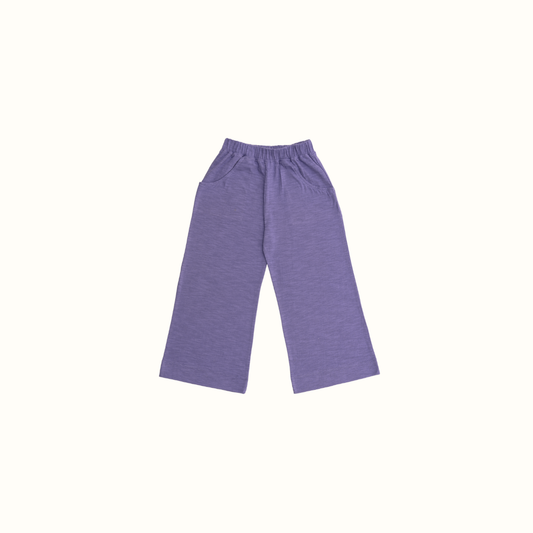 PICNIC SLUB COTTON PANTS PURPLE - nikasgotsoul