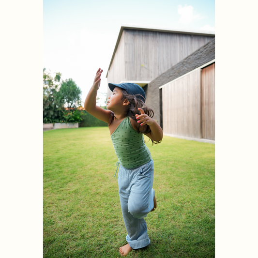 PICNIC STRIPE PANTS BLUE - nikasgotsoul