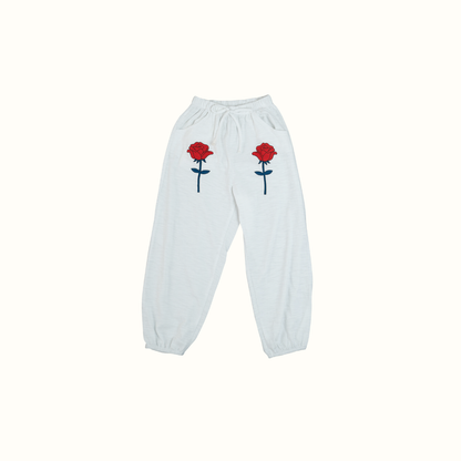 ROSE JOGGER PANTS - WHITE - nikasgotsoul