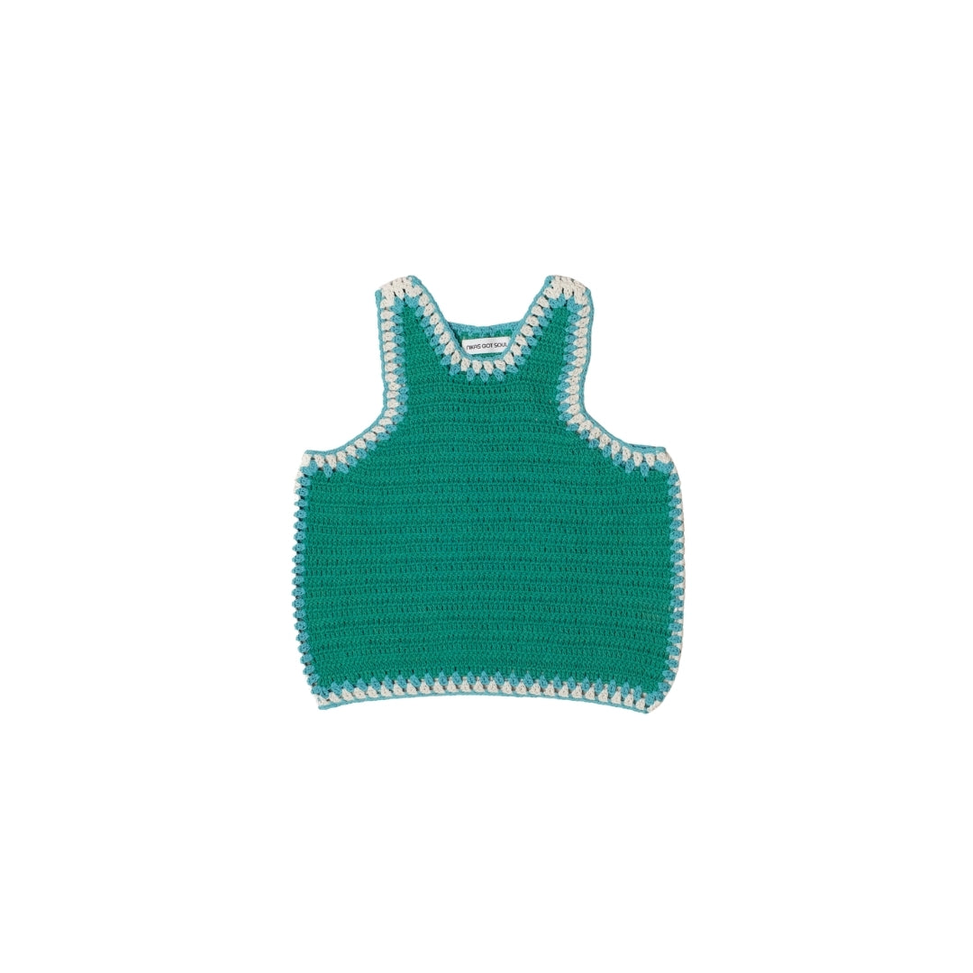 SANTI CROCHET RUNNING TOP HANDMADE - TOSCA - nikasgotsoul