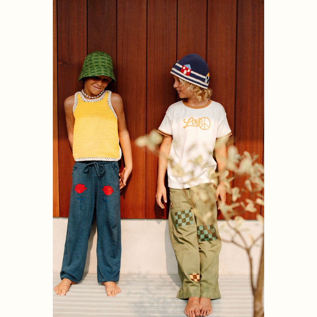 SANTI CROCHET RUNNING TOP HANDMADE - YELLOW - nikasgotsoul