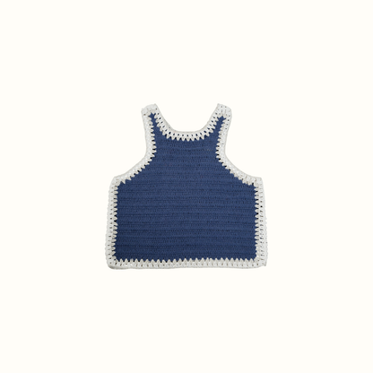 SANTI CROCHET RUNNING TOP HAND MADE - PURPLE - nikasgotsoul