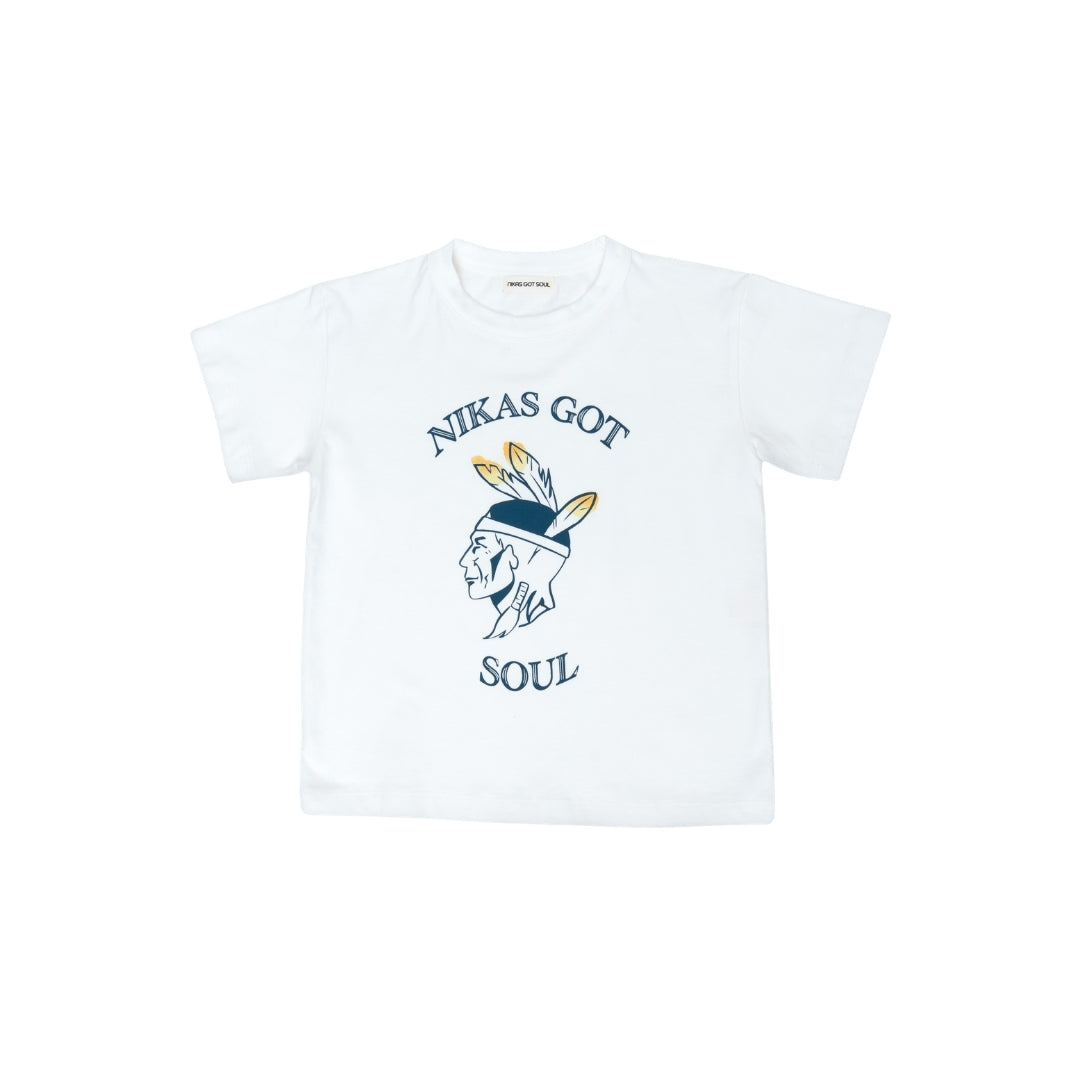 SOUL TRIBE T-SHIRT - WHITE - nikasgotsoul
