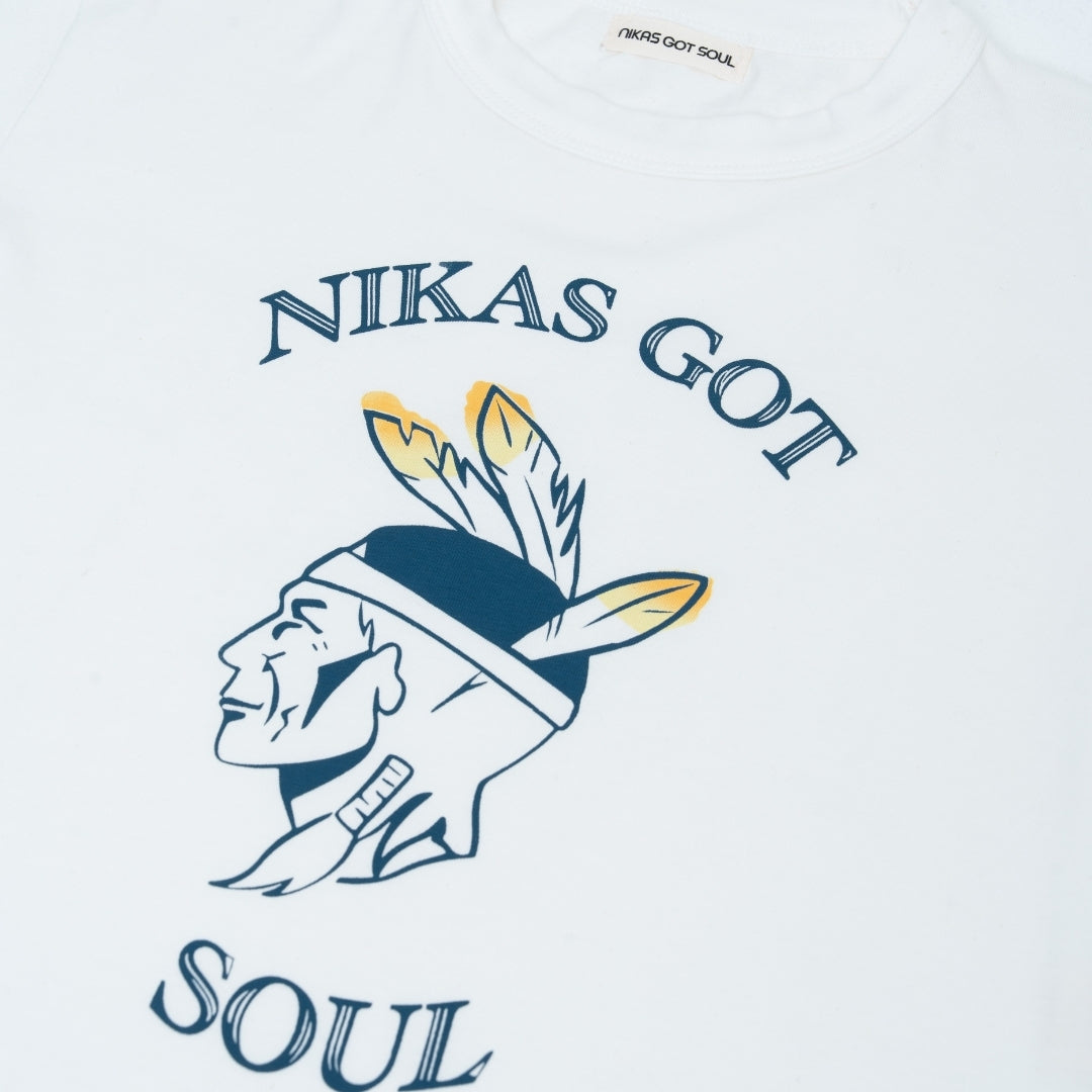 SOUL TRIBE T-SHIRT - WHITE - nikasgotsoul