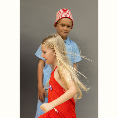 SUMMER PARTY TERRY FLOWER DRESS RED - nikasgotsoul
