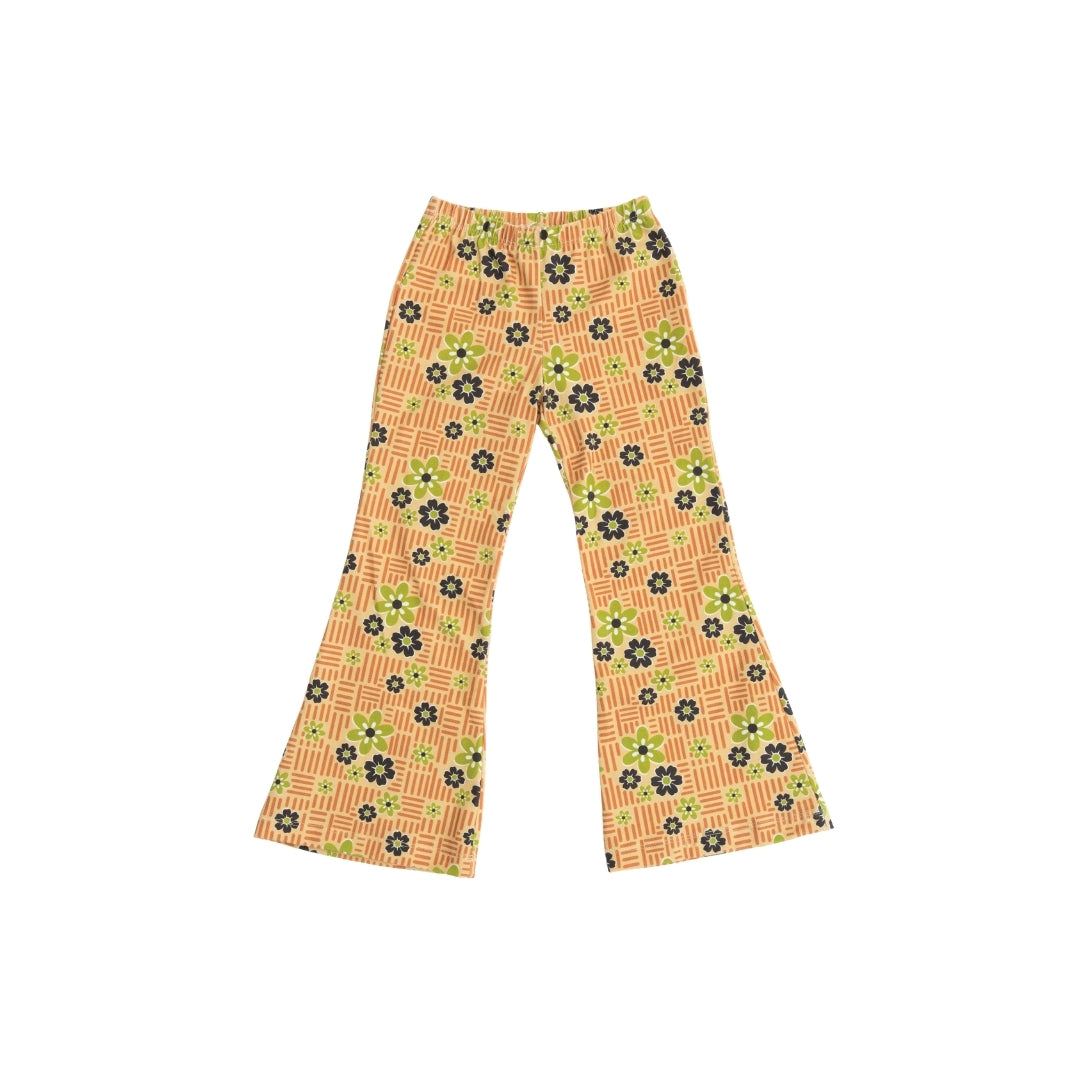 SUNNY RETRO FLARE PANTS - PASTEL ORANGE - nikasgotsoul