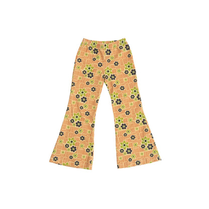 SUNNY RETRO FLARE PANTS - PASTEL ORANGE - nikasgotsoul